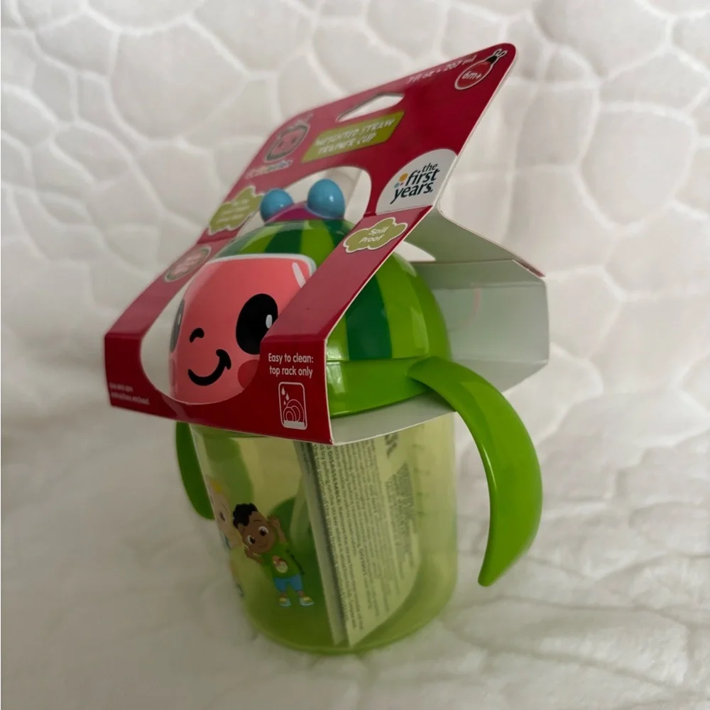 The First Years Cocomelon Weighted Straw Cup